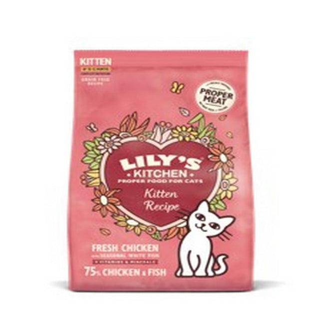 Lily's Kitchen Kitten Chicken and White Fish Dry Food 800g