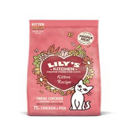 Lily's Kitchen Kitten Chicken and White Fish Dry Food 800g