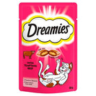 Dreamies Beef Crunchy Treats with Soft Centre 60g Pouch