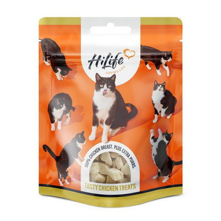 HiLife Freeze Dried 100% Duck Breast Cat Treats 10g Bag