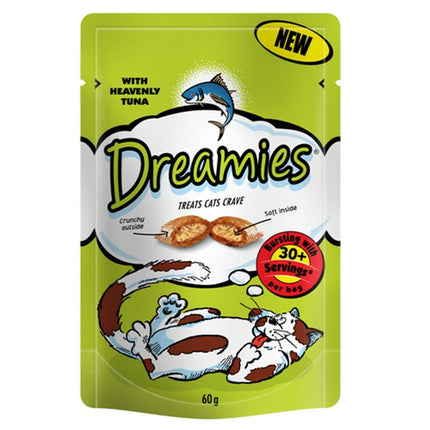 Dreamies Duck Cat Treats 60g – Crunchy Outside Soft Inside