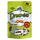 Dreamies Tuna Cat Treats 60g Crunchy Shell Soft Centre Low-Calorie