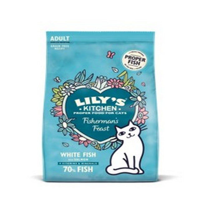 Lily's Kitchen Fisherman's Feast Grain-Free Fish Dry Cat Food 2kg