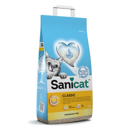 Sanicat Professional Silica Crystal Cat Litter 3.8L High Absorbency Pearls