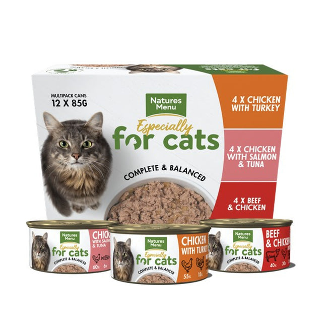 Natures Menu Cat Multipack 12x85g Wet Food Variety Pack