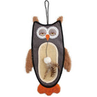 GiGwi Owl Cat Scratcher with Sisal Belly, Catnip and Crinkle