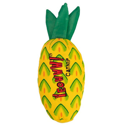 Yeowww Pineapple Catnip Toy Organic Catnip-Filled Cotton Twill Pineapple