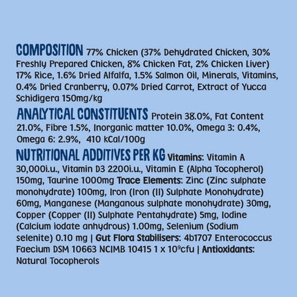 Scrumbles Kitten Chicken Dry Cat Food 2.5kg Gut-Friendly