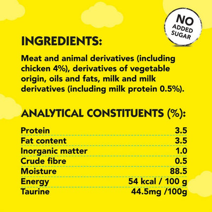 Dreamies Creamy Chicken Cat Treats 4x10g Soft Creamy Snack