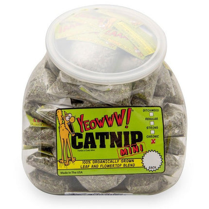 Yeowww! Stinkies Stripes Catnip Toy 3-inch Stripe Scented Plush