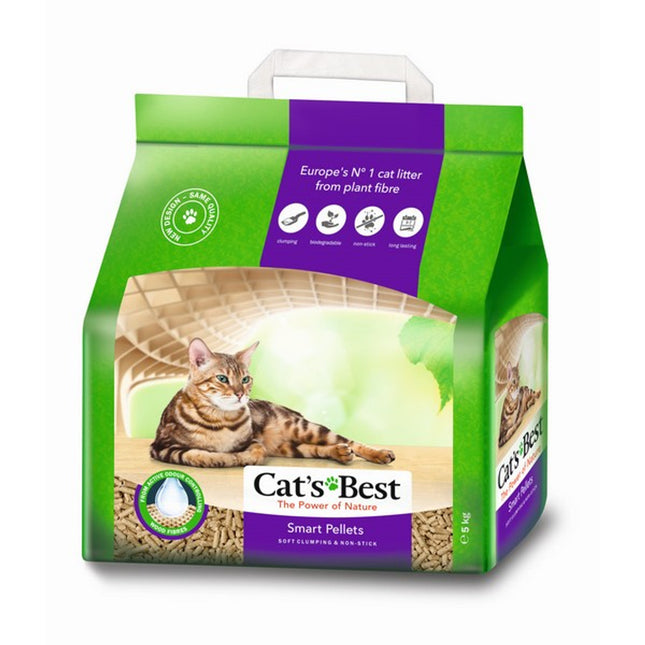 Cats Best Smart Pellet Clumping Cat Litter 5kg Odour-Control
