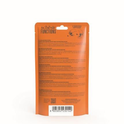 Schesir Functions Digestive Cat Topper Pumpkin & Wheatgrass 40g