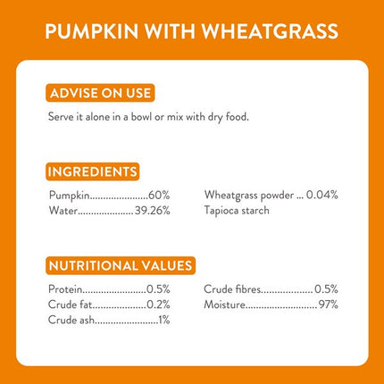 Schesir Functions Digestive Cat Topper Pumpkin & Wheatgrass 40g