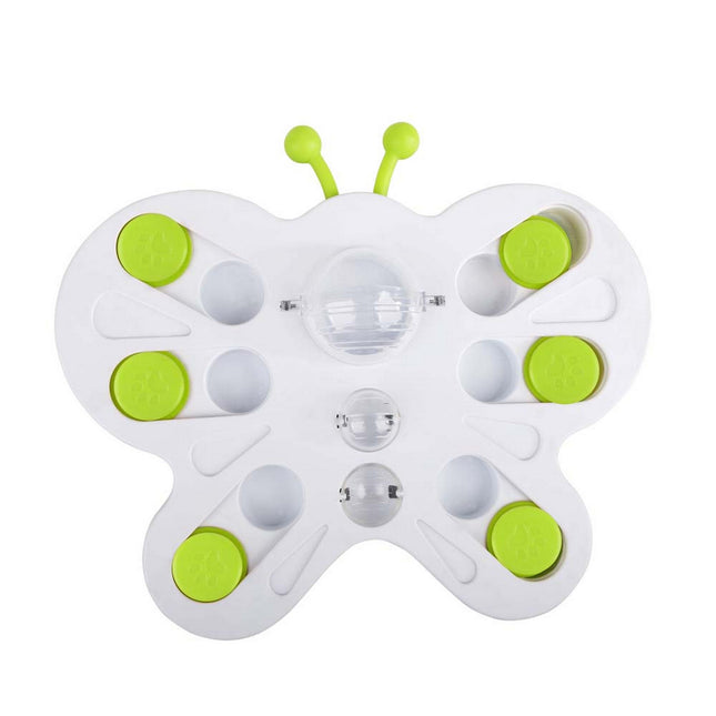 All For Paws Interactive Butterfly Treat Puzzle – Suction-Fixed Feeder