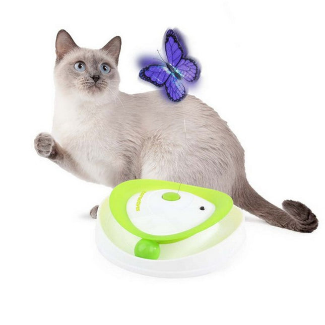 All For Paws Interactive Roll-Around Flutter Bug Cat Toy