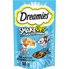 Dreamies Shakeups Seafood Celebrations Cat Treats with Multivitamins 55g Pack