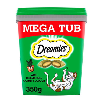 Dreamies Catnip Flavour Dual-Texture Cat Treats 350g MegaTub