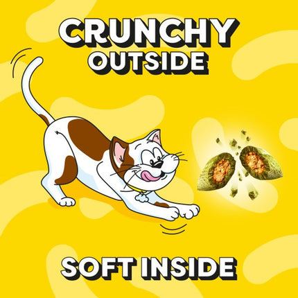 Dreamies Catnip Flavour Dual-Texture Cat Treats 350g MegaTub