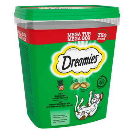 Dreamies Catnip Flavour Dual-Texture Cat Treats 350g MegaTub