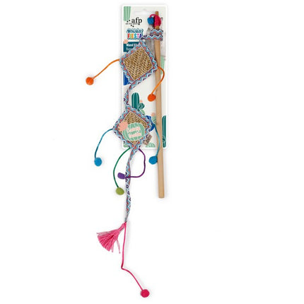 All For Paws Whisker Fiesta Wand Kite Cat Teaser Toy