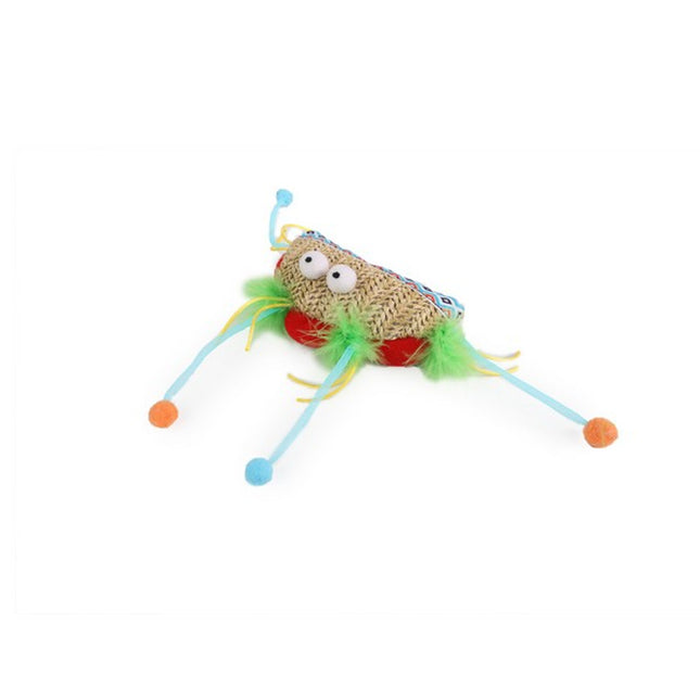 All For Paws Whisker Fiesta Taco Kicker Cat Toy Raffia