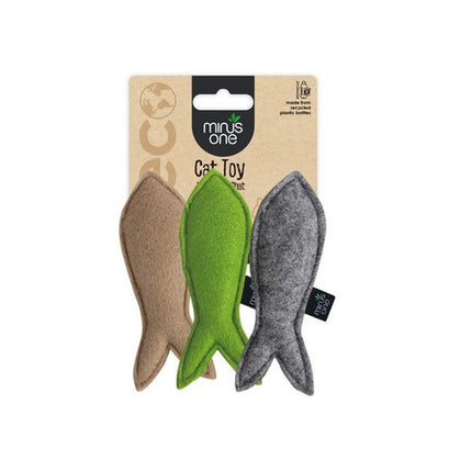 All For Paws Minus Felt Cat Toy Two-Pack Balls Catnip