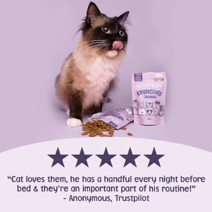 Scrumbles Krunchies Cat Calming Pillow Treats 60g