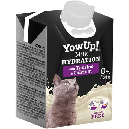 YowUp Hydration Milk for Cats 200ml Lactose-Free Taurine Enriched