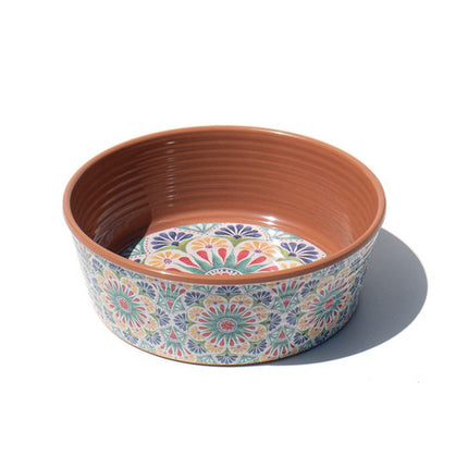 Tarhong Black White Meow Small Melamine Cat Bowl 1.5 Cups