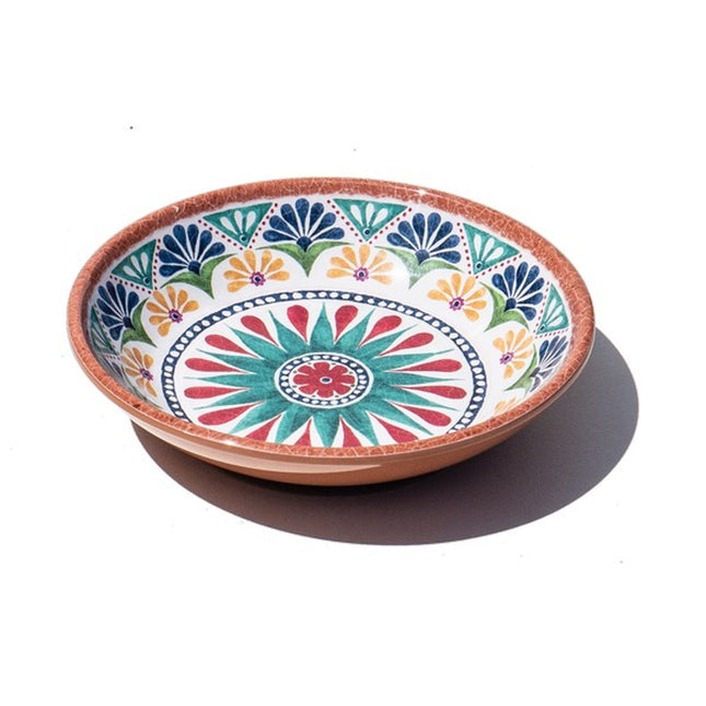 Tarhong Rio Medallion Non-Slip Melamine Pet Saucer 0.75 Cup