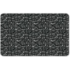 Tarhong Black White Meow Print PVC EVA Pet Feeding Placemat