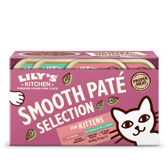 Lily's Kitchen Smooth Pate Selection Multipack for Kittens 8x85g