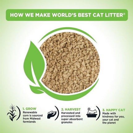 World's Best Corn Cat Litter Comfort Care 6.8kg Quick Clumping