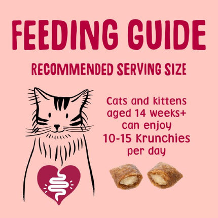 Scrumbles Krunchies Anti-hairball Cat Pillow Treats 60g
