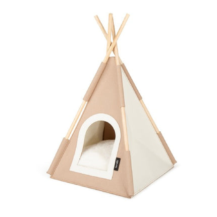 Scruffs Stockholm Felt Cat Teepee Tan Cat Bed 40cm
