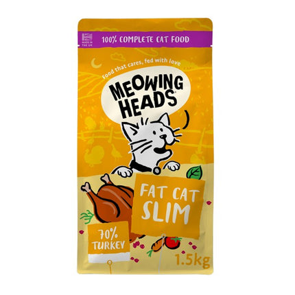 Meowing Heads Fat Cat Slim Adult Weight Control Salmon 1.5kg