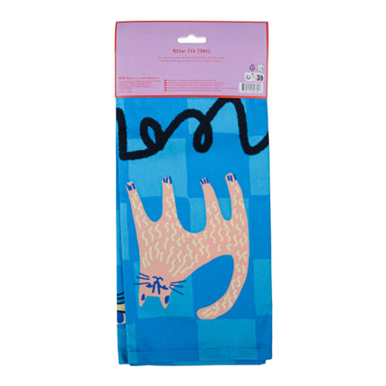 Hijinx Cat Tea Towel - Meow