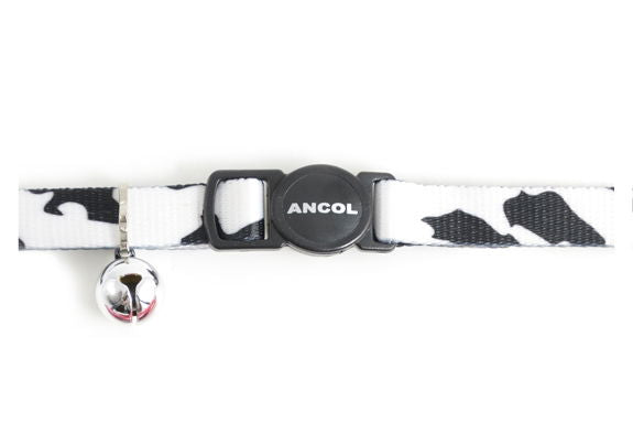 Ancol Safety Buckle Cat Collar Camouflage Black and White