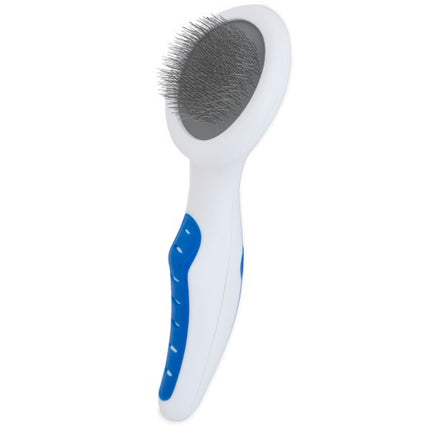 JW Gripsoft Cat Slicker Brush with Ergonomic Rubber-Sheathed Handle