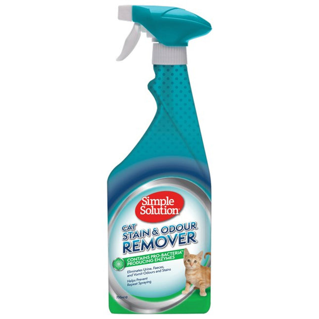 Simple Solution Cat Stain & Odour Eliminator Trigger Spray 750ml