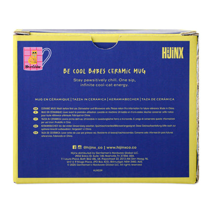 Hijinx Cat Mug - Be Cool Babes