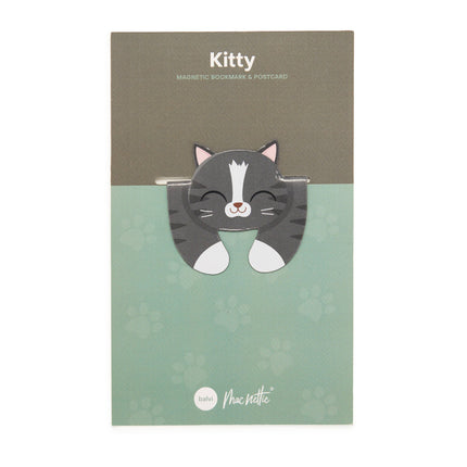 Macnettic Bookmark | Grey Cat Bookmark