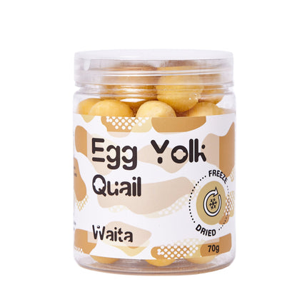Freeze-Dried Quail Egg Yolk Treats, 100% Natural High-Protein Superfood