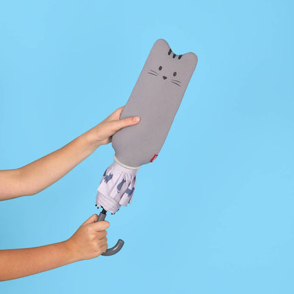 Meowmbrella Umbrella | Grey Cat Umbrella