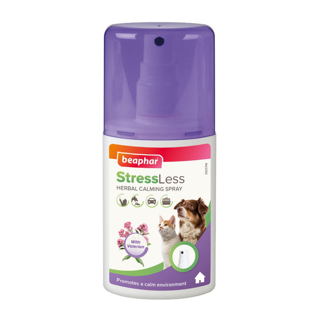 Beaphar StressLess Calming Home Spray 125ml for Cats – Valerian