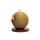 Catwalk Natural Jute Ball Cat Scratcher with Teaser Toy, 33cm