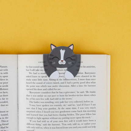 Macnettic Bookmark | Grey Cat Bookmark
