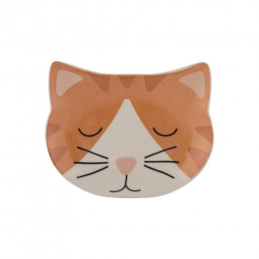 Mason Cash Ginger Ceramic Cat Bowl 16cm Shallow Stoneware Dish