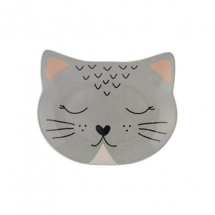 Mason Cash Smokey Stoneware Cat Bowl 16cm Cute Face Design