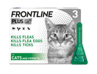 Frontline Plus Spot-On for Cats 3 Pipettes – Flea Tick Control